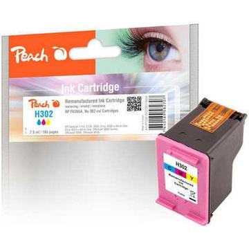 Tinte HP F6U65A, No 302 Color, 7.5ml, 180 Seiten