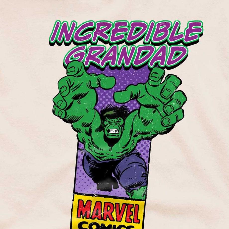 Marvel Comics  Incredible Grandad Maglietta Hulk Scatola D'angolo 