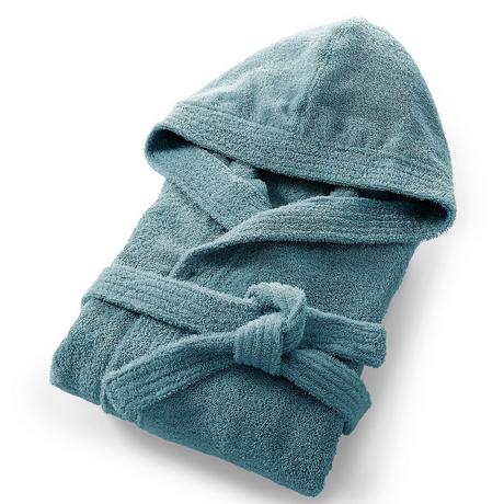 La Redoute Intérieurs  Peignoir capuche éponge bouclette 450 g/m2 