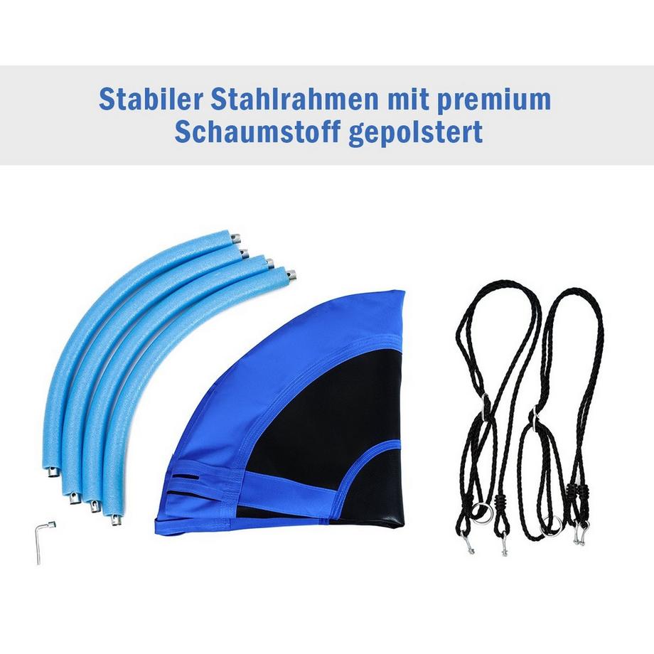 Northix Nestschaukel Gartenschaukel Outdoor Kinderschaukel bis 150 kg Farbig/Grün-Blau  