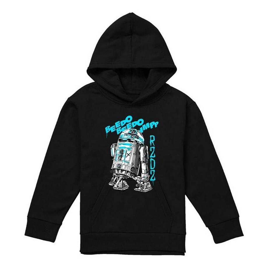 Sweat À Capuche Motif R2d2 Graff