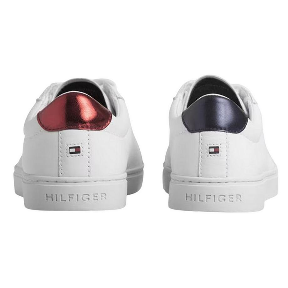 TOMMY HILFIGER Baskets Essential en Cuir Plat  