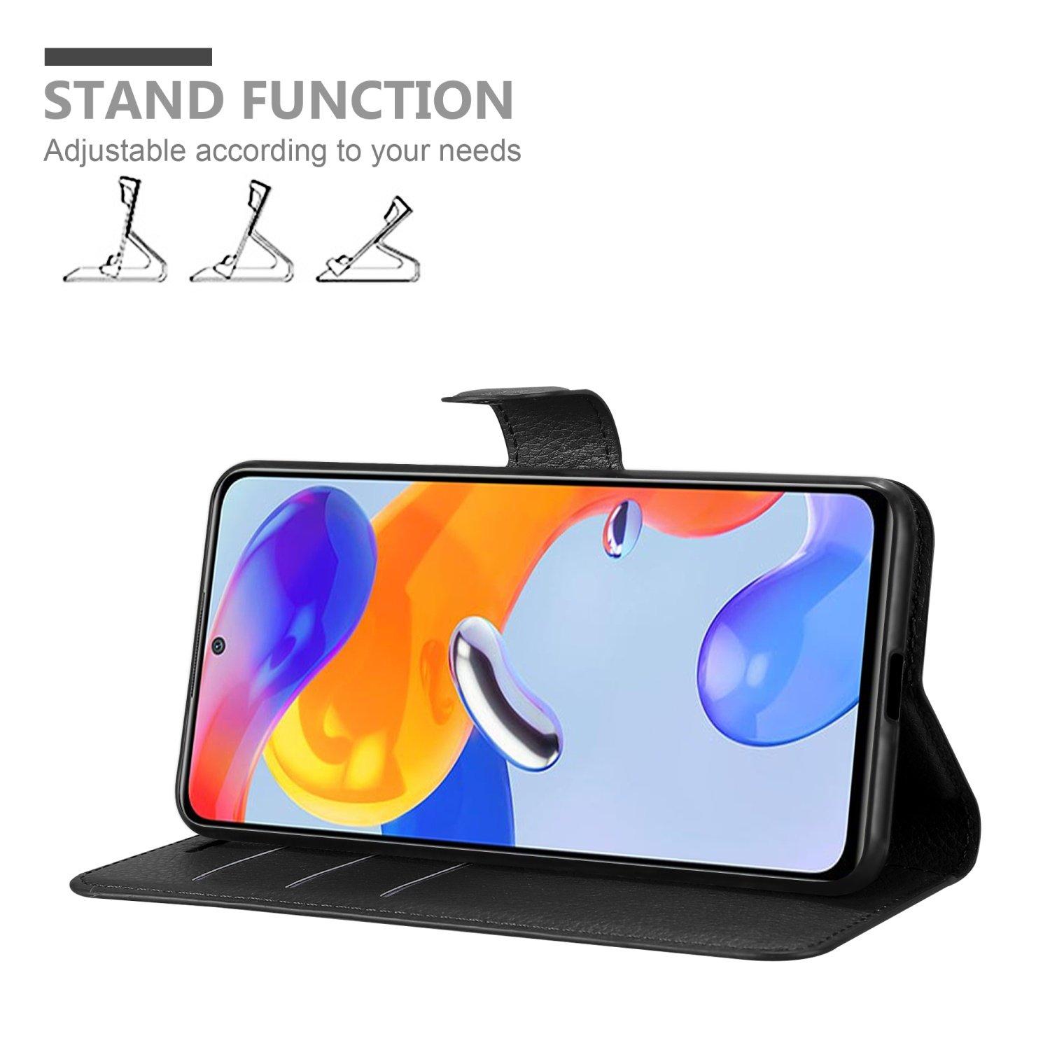 Cadorabo  Housse compatible avec Xiaomi RedMi NOTE 11 PRO 4G / 5G - Coque de protection avec fermeture magnétique, fonction de support et compartiment pour carte 