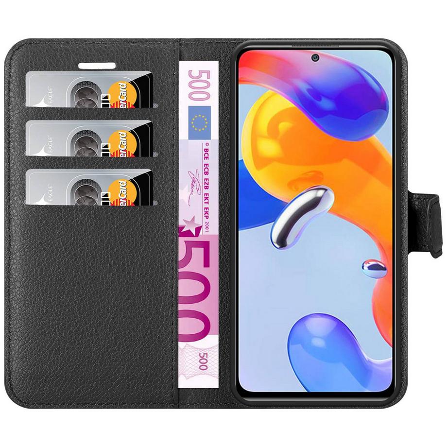 Cadorabo  Housse compatible avec Xiaomi RedMi NOTE 11 PRO 4G / 5G - Coque de protection avec fermeture magnétique, fonction de support et compartiment pour carte 