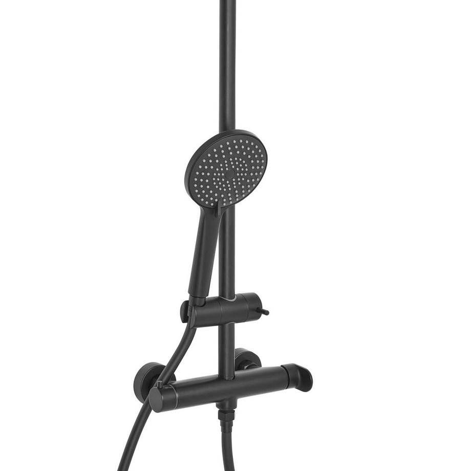 Beliani Ensemble de douche avec mitigeur et douche de pluie en Laiton Moderne CATAMARCA  