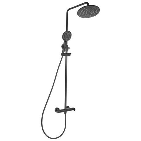 Beliani Ensemble de douche avec mitigeur et douche de pluie en Laiton Moderne CATAMARCA  