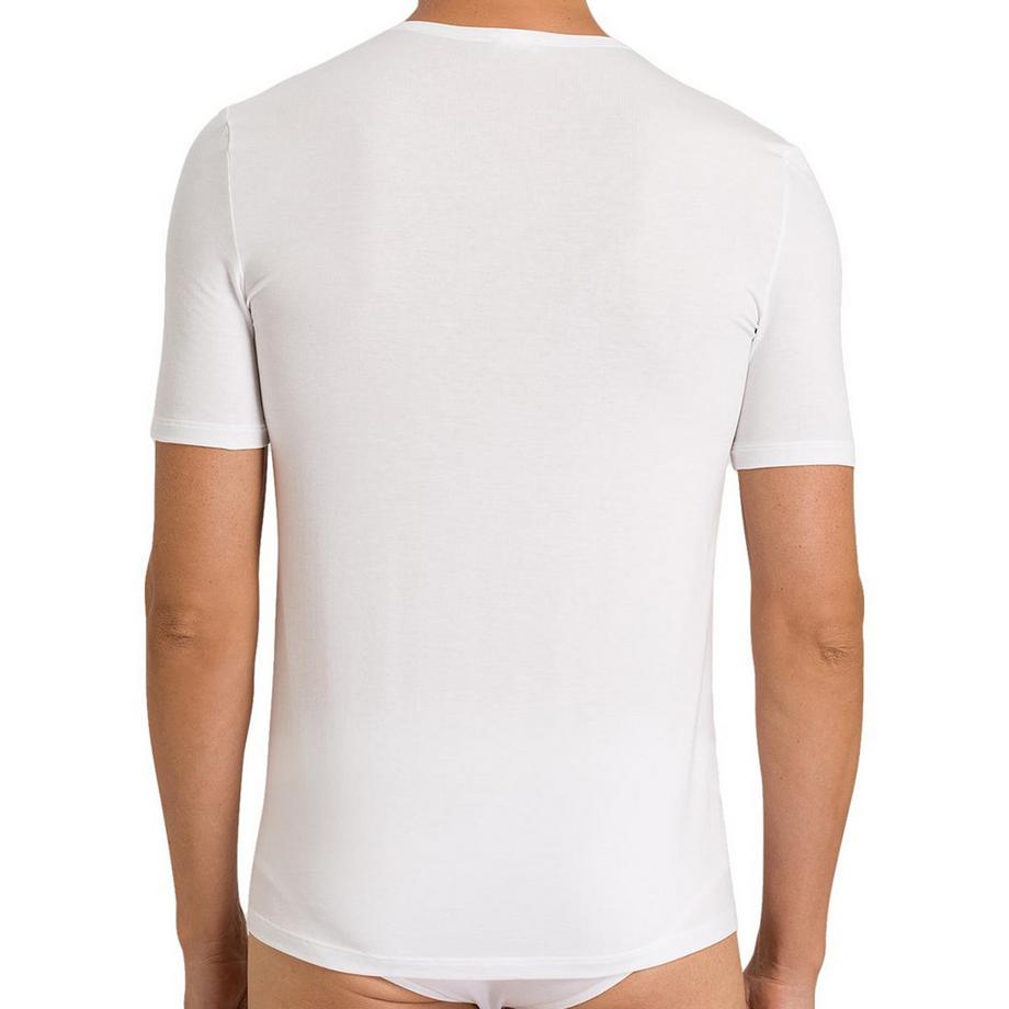 HANRO Natural Function lot de 2 maillot de corps col en V manches courtes  