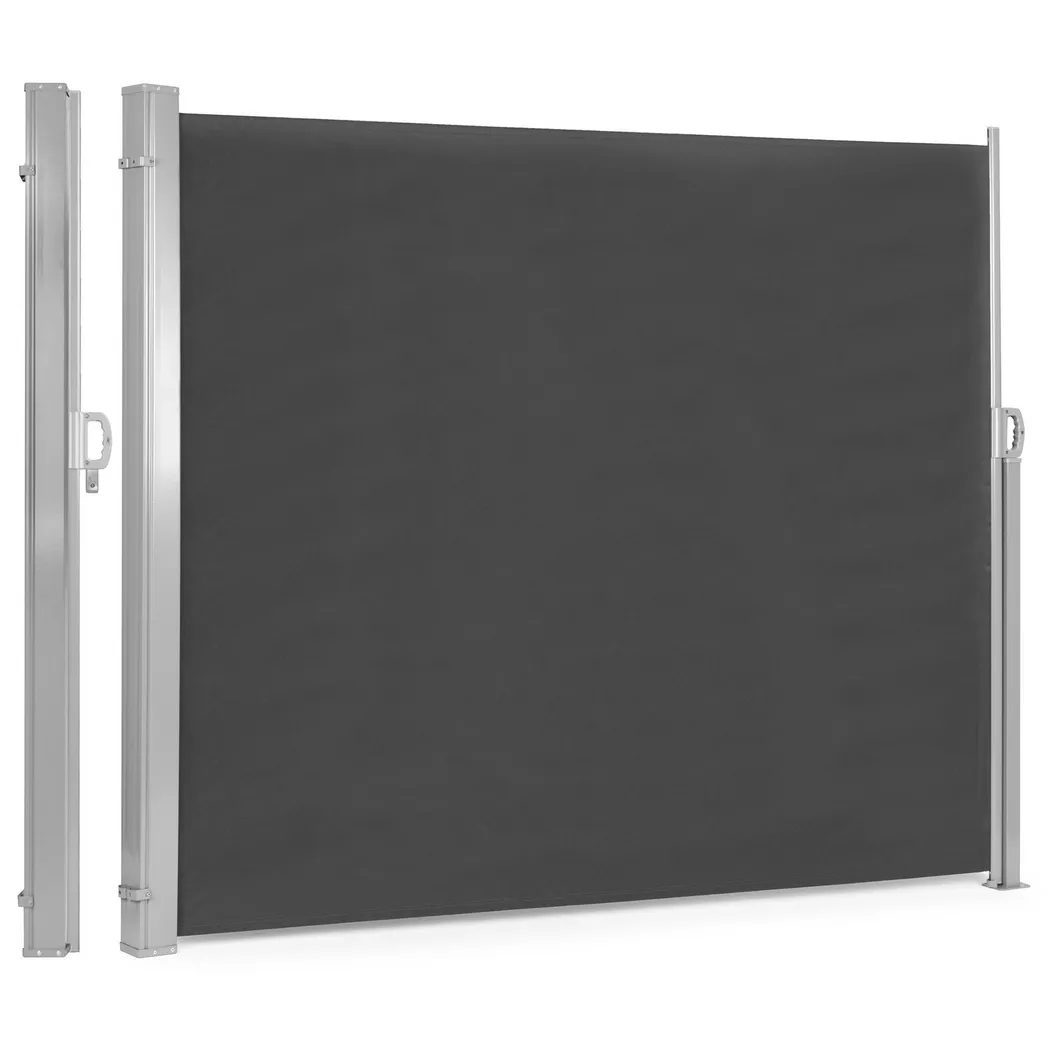 Northix - Store latéral pliant, store enrouleur, paravent pour jardin, terrasse, anthracite, One Size