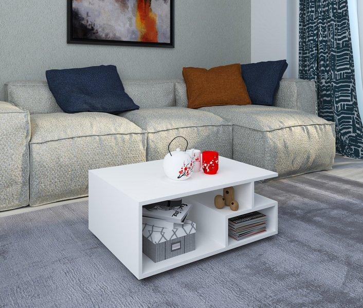 VCM Table basse en bois haute Sulas  