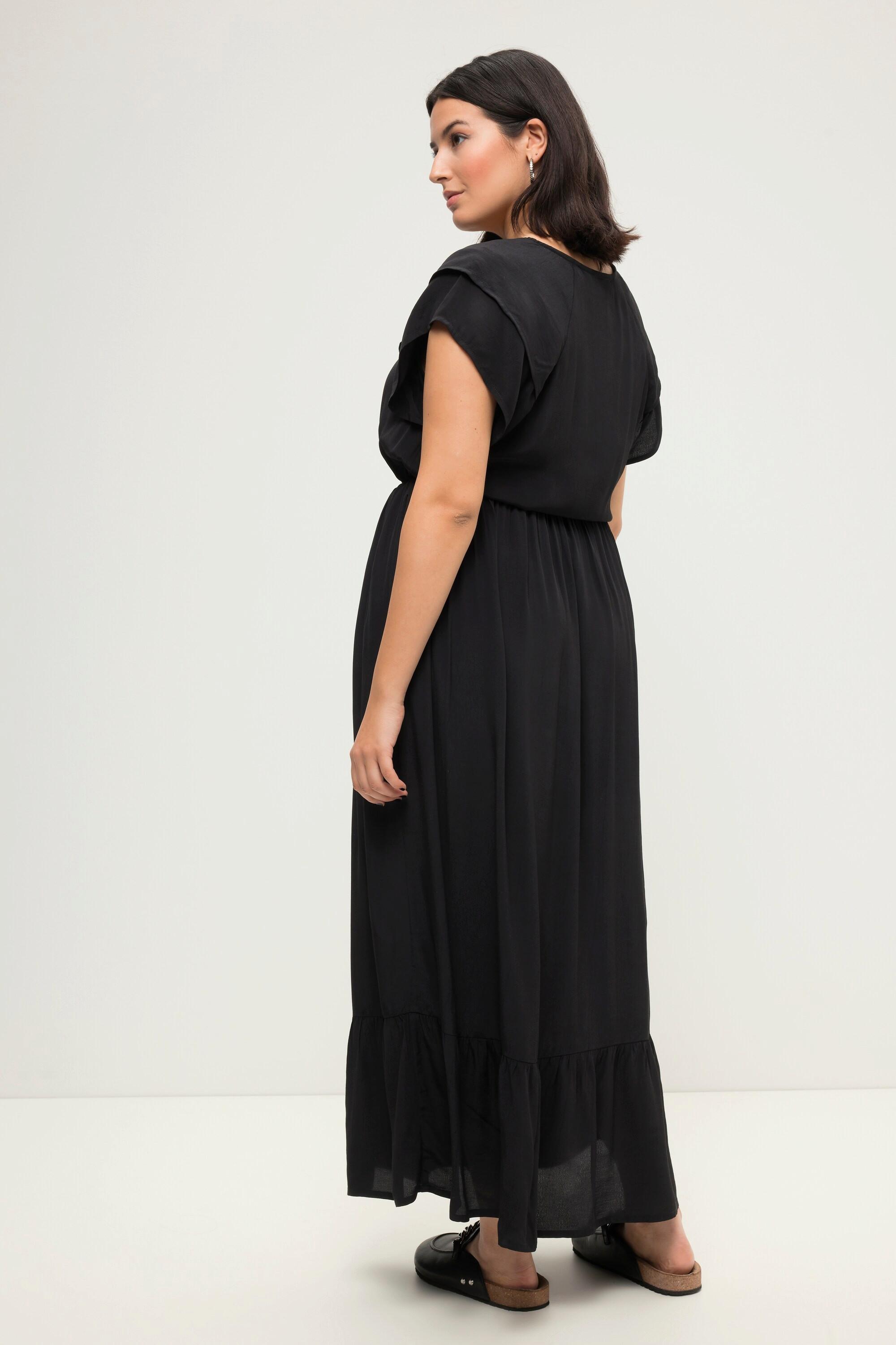 Studio Untold  Robe maxi coupe straight à taille élastique 