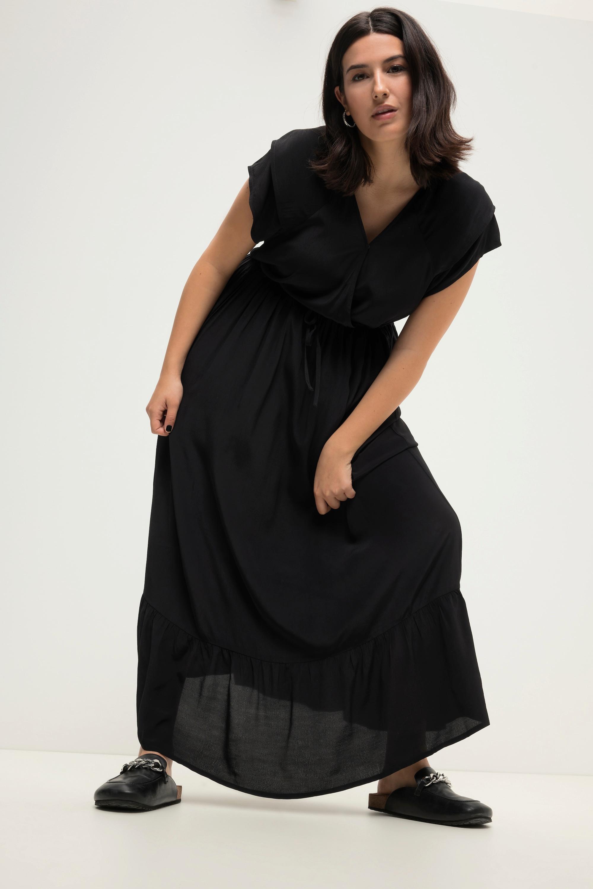 Studio Untold  Robe maxi coupe straight à taille élastique 