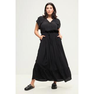 Studio Untold  Robe maxi coupe straight à taille élastique 