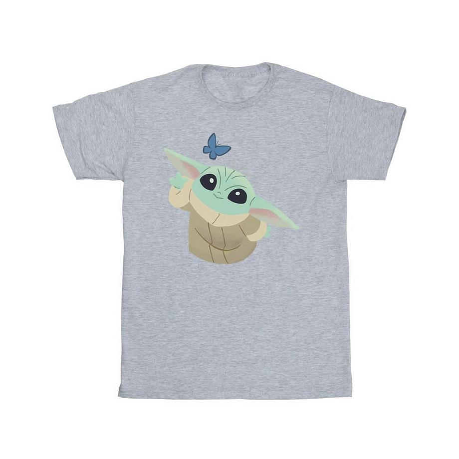 Tshirt THE MANDALORIAN BUTTERFLY CATCHING