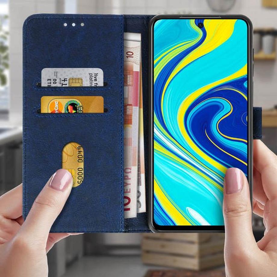 Avizar  Etui Redmi Note 9S/9 Pro/9 Pro Max Bleu 