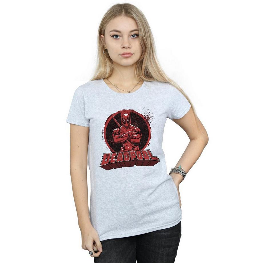 Deadpool Arms Crossed T-Shirt  