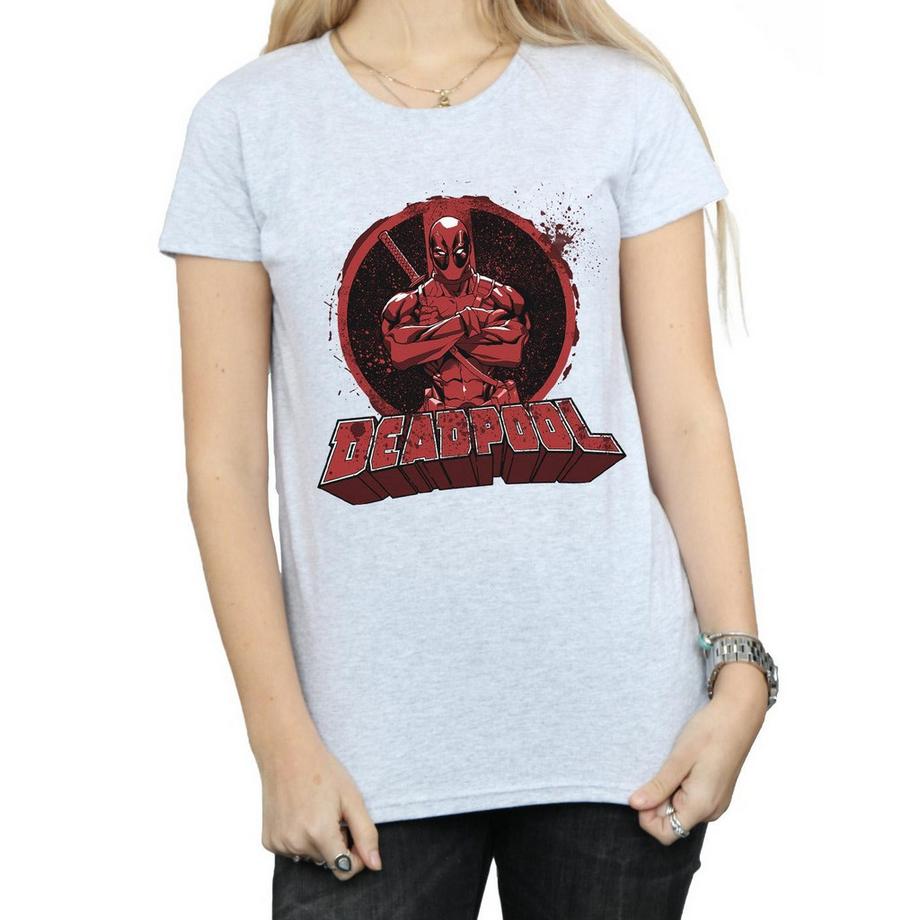 Deadpool Arms Crossed T-Shirt  