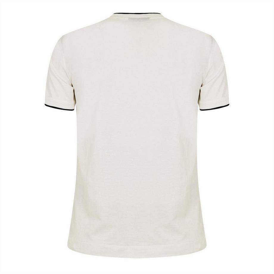 EMPORIO ARMANI T-Shirt Regular avec Logo et Rayures  