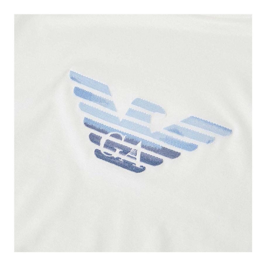 EMPORIO ARMANI T-Shirt Regular avec Logo et Rayures  