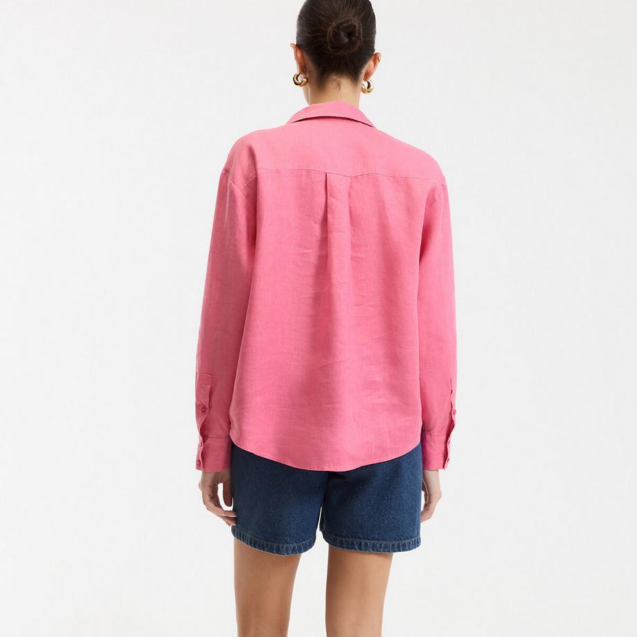 La Redoute Collections Camicia ampia in lino  