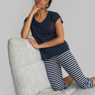 La Redoute Collections  Kurzer Pyjama aus Baumwoll-Jersey 