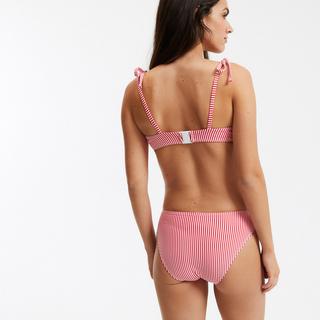 La Redoute Collections Bas de maillot de bain taille haute rayé  