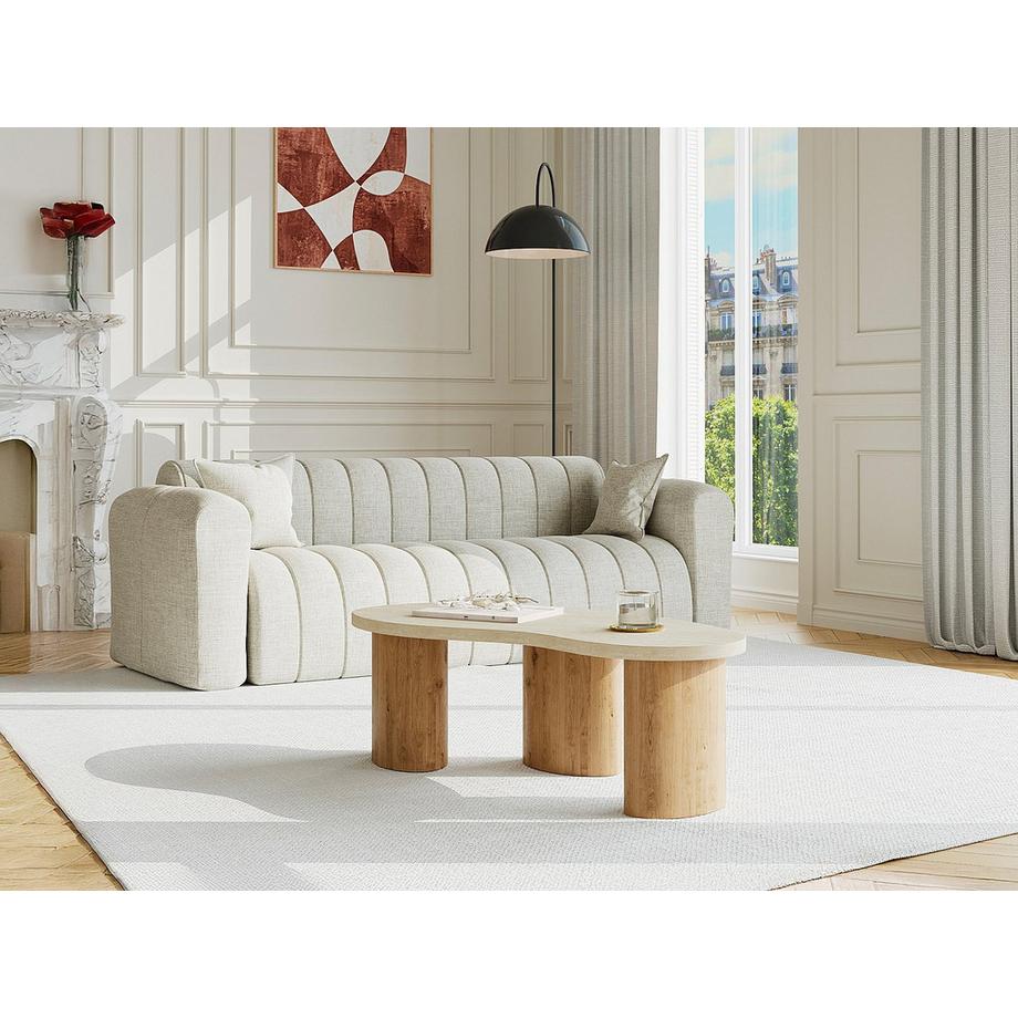 Vente-unique Couchttisch nicht ausziehbar ALOZYA  