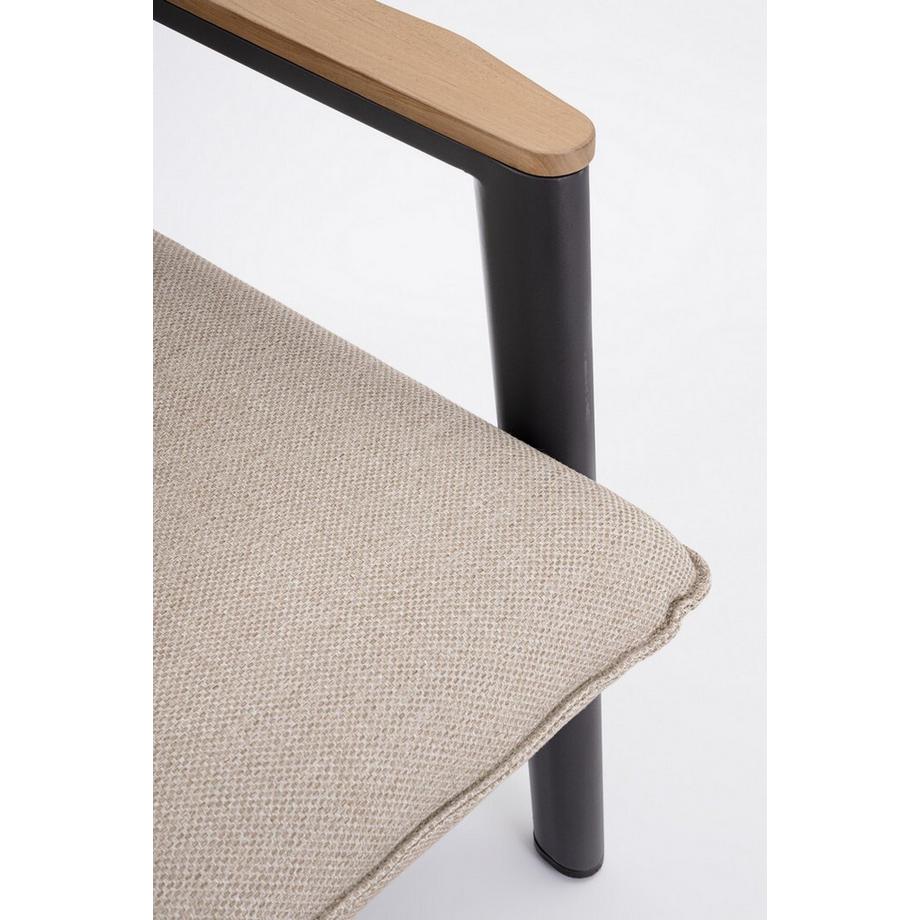 mutoni lifestyle Garten Lehnstuhl Miguel anthrazit  