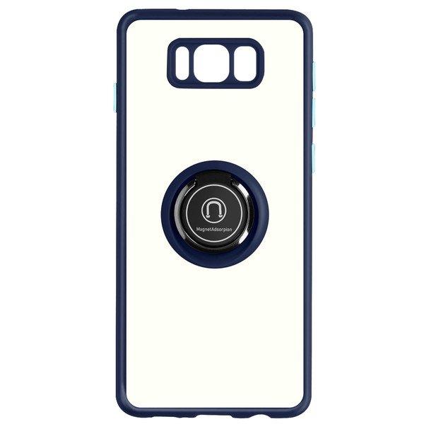 Avizar  Coque Samsung Galaxy S8 Bleu avec Anneau 