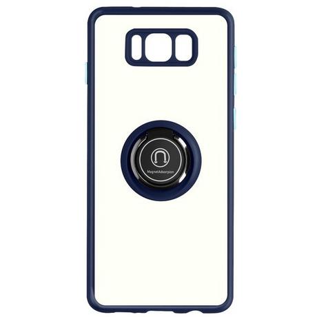 Avizar  Coque Samsung Galaxy S8 Bleu avec Anneau 