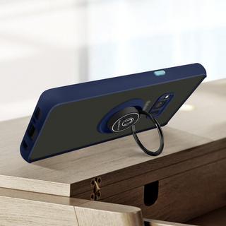 Avizar  Coque Samsung Galaxy S8 Bleu avec Anneau 