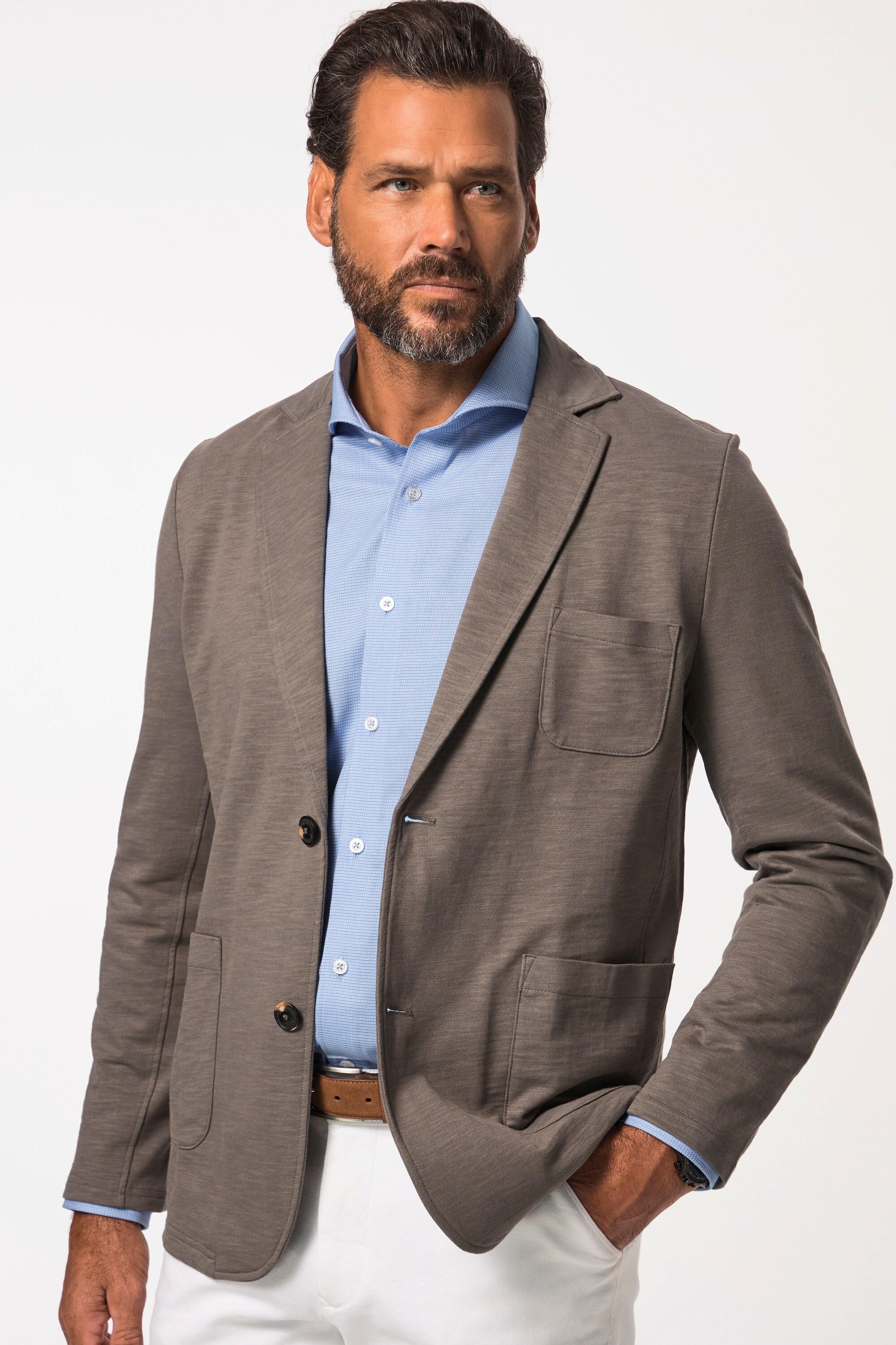 JP1880 Giacca Felpa Fiammata Revers Tasche Applicate  