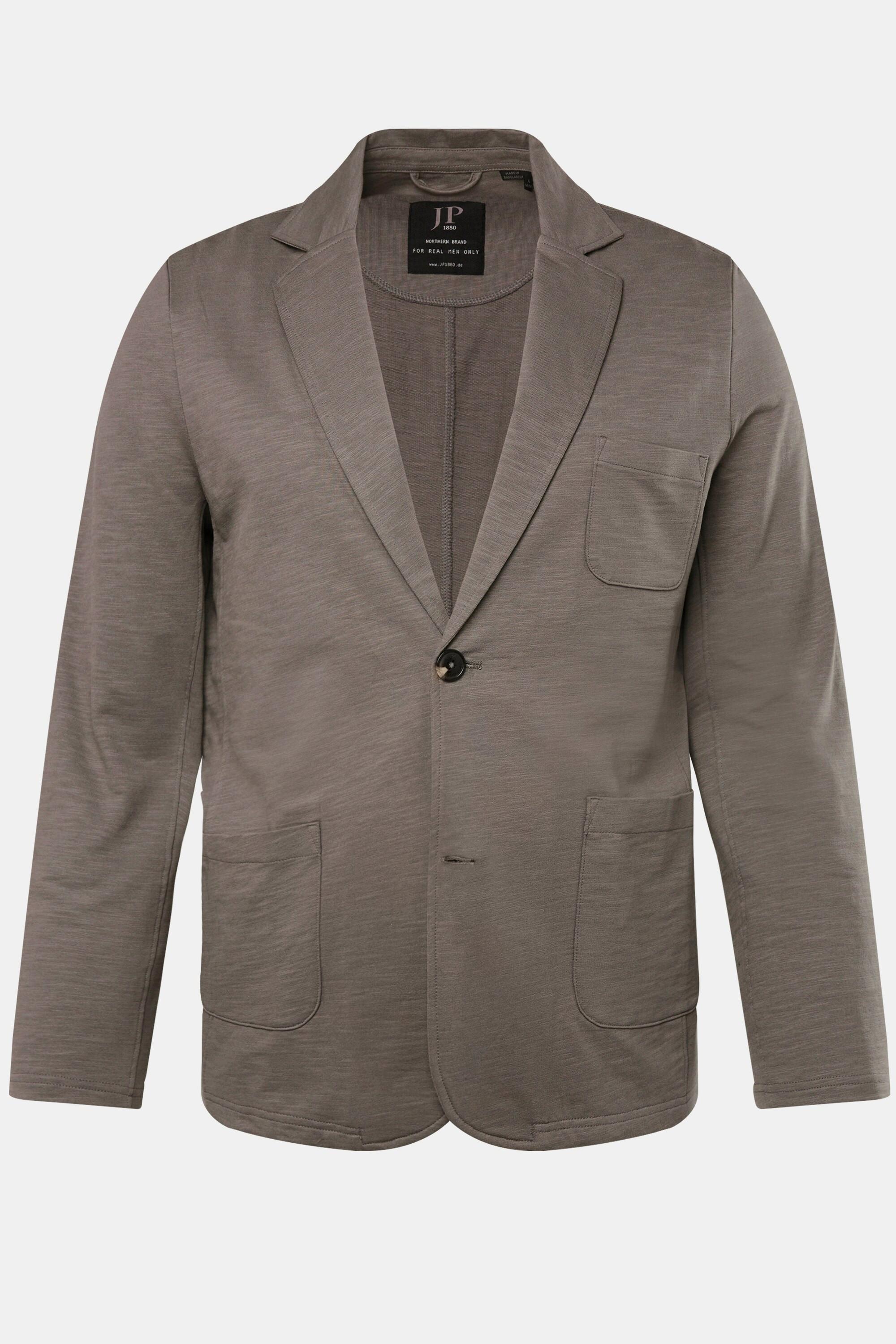 JP1880 Giacca Felpa Fiammata Revers Tasche Applicate  