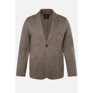 JP1880 Veston Molleton Flammé Col Revers Poches Plaquées  