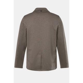 JP1880 Veston Molleton Flammé Col Revers Poches Plaquées  