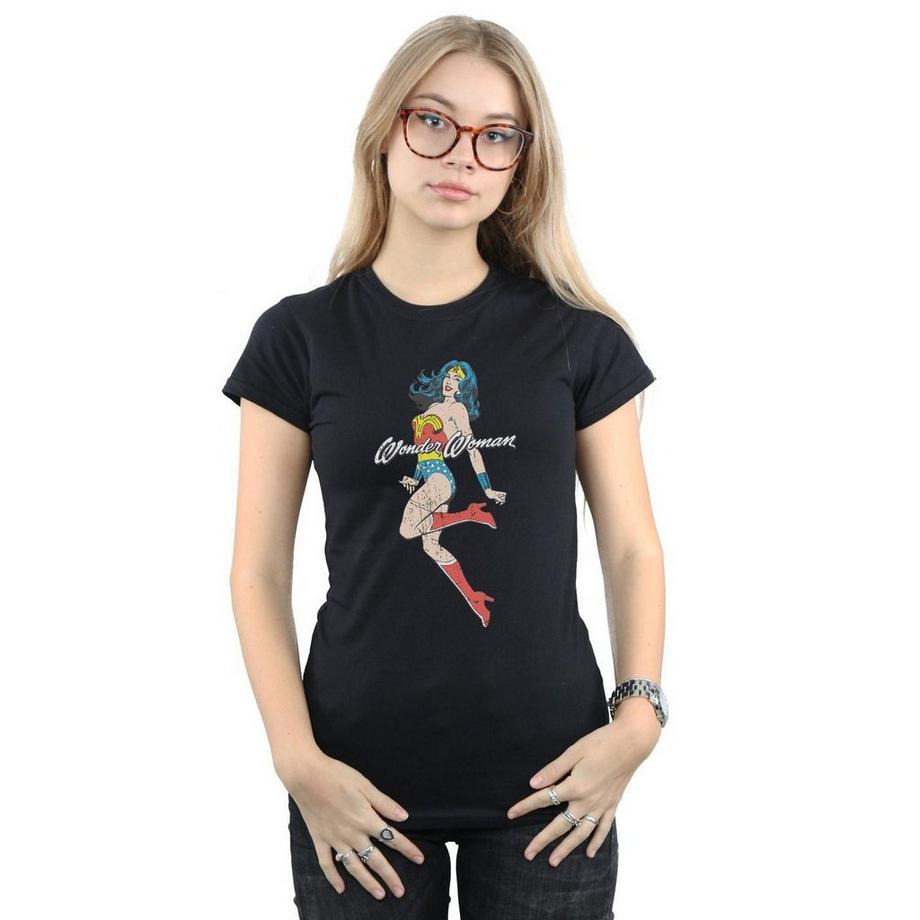 DC COMICS Wonder Woman Distressed Pose T-Shirt  