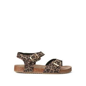 Sandales motif léopard