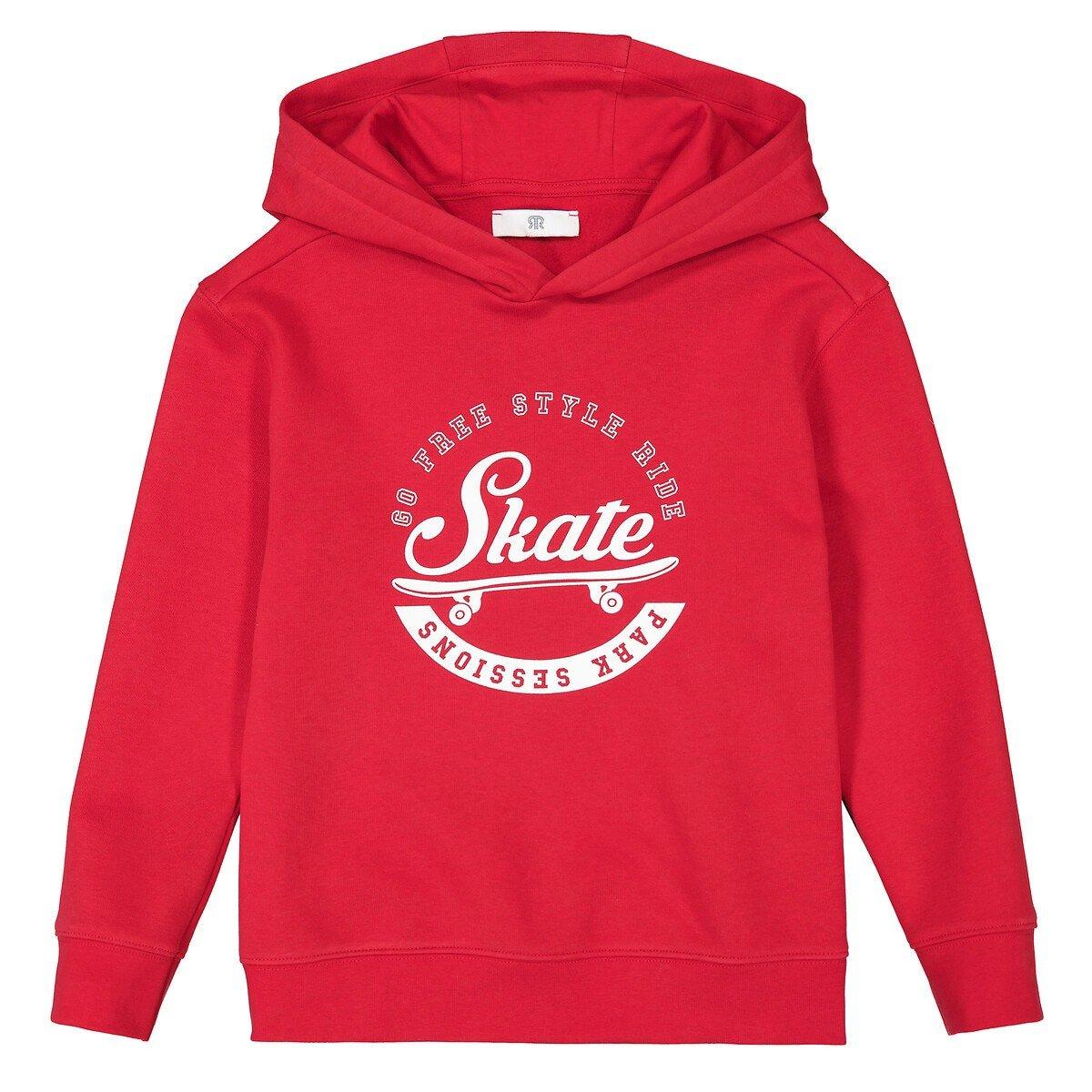 La Redoute Collections  Kapuzensweatshirt mit Message-Print 