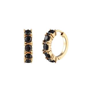 Elli  Ohrringe Creolen Kristalle Elegant 925 Silber 