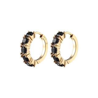 Elli  Boucles d'Oreilles Creolen Kristalle Elegant 925 Silber 