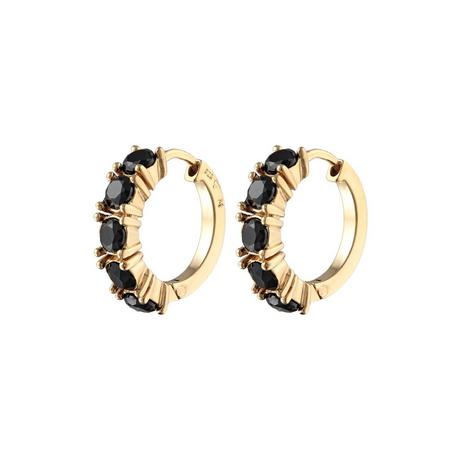 Elli  Ohrringe Creolen Kristalle Elegant 925 Silber 