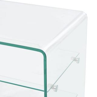 VidaXL Table basse verre  