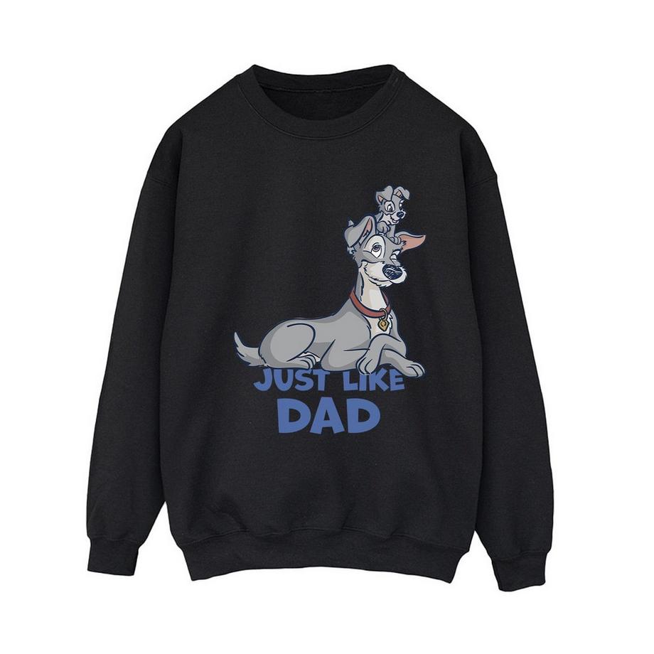 Lady And The Tramp Just Like Dad Sweatshirt