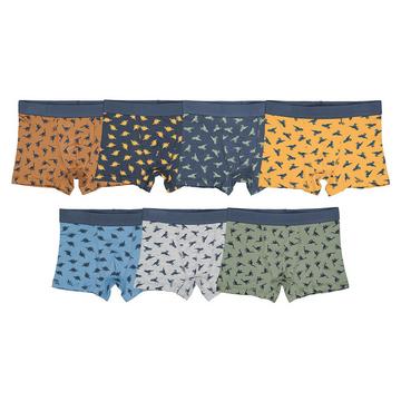 7er-Pack Boxershorts mit Dinos