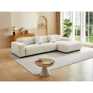 Maison Céphy Ecksofa - Ecke rechts - Cord - Beige - OVENTINO  