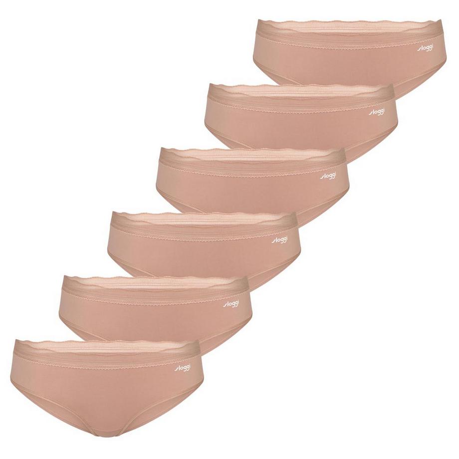 Go Blush lot de 6  - culottes hipster