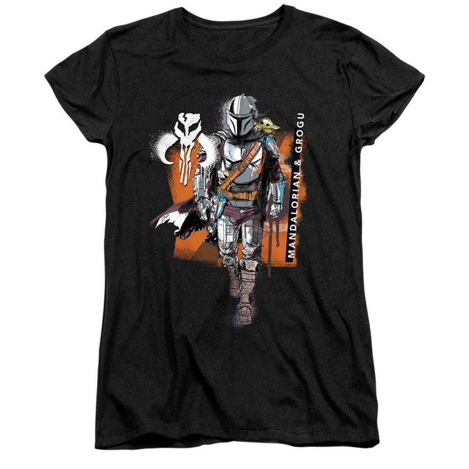 T-ShirtMancherons Motif Grogu Motiftyle Graffiti À La Bombe