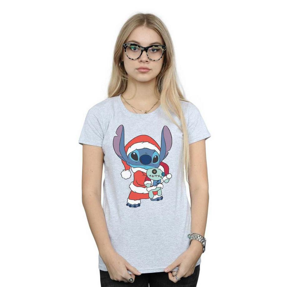 Disney Stitch Weihnachts-Santa Kostüm T-Shirt  