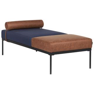 Beliani Chaiselongue aus Kunstleder Retro MALMOS  