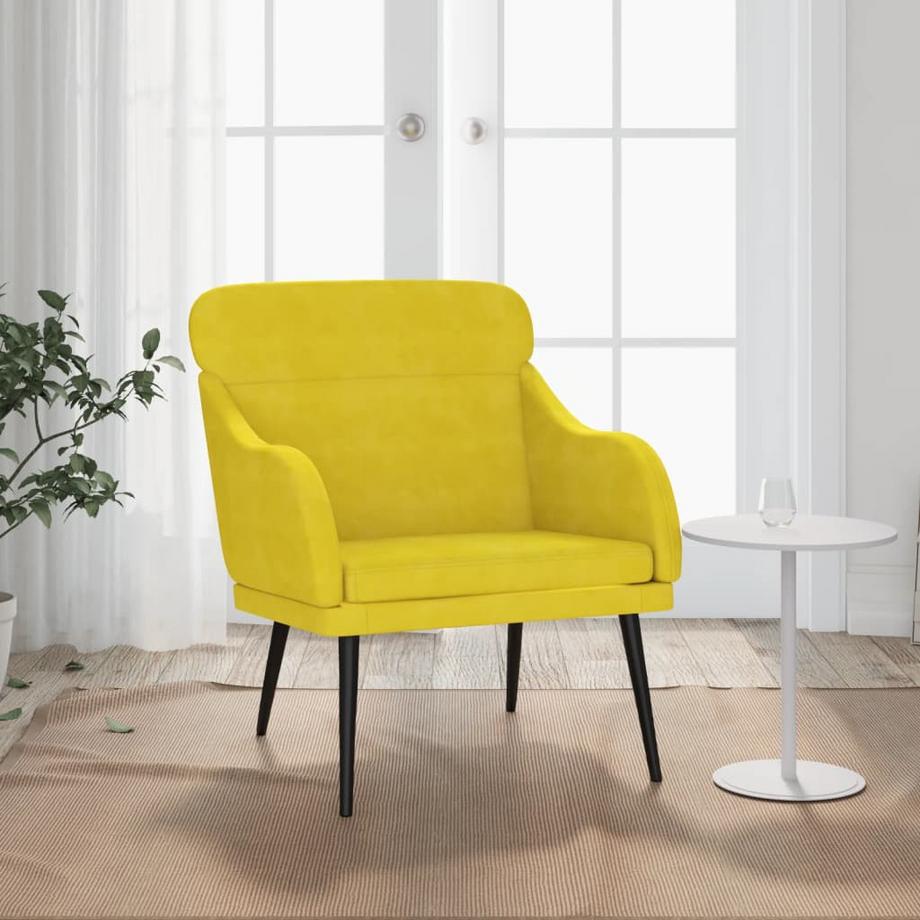 VidaXL Fauteuil velours  