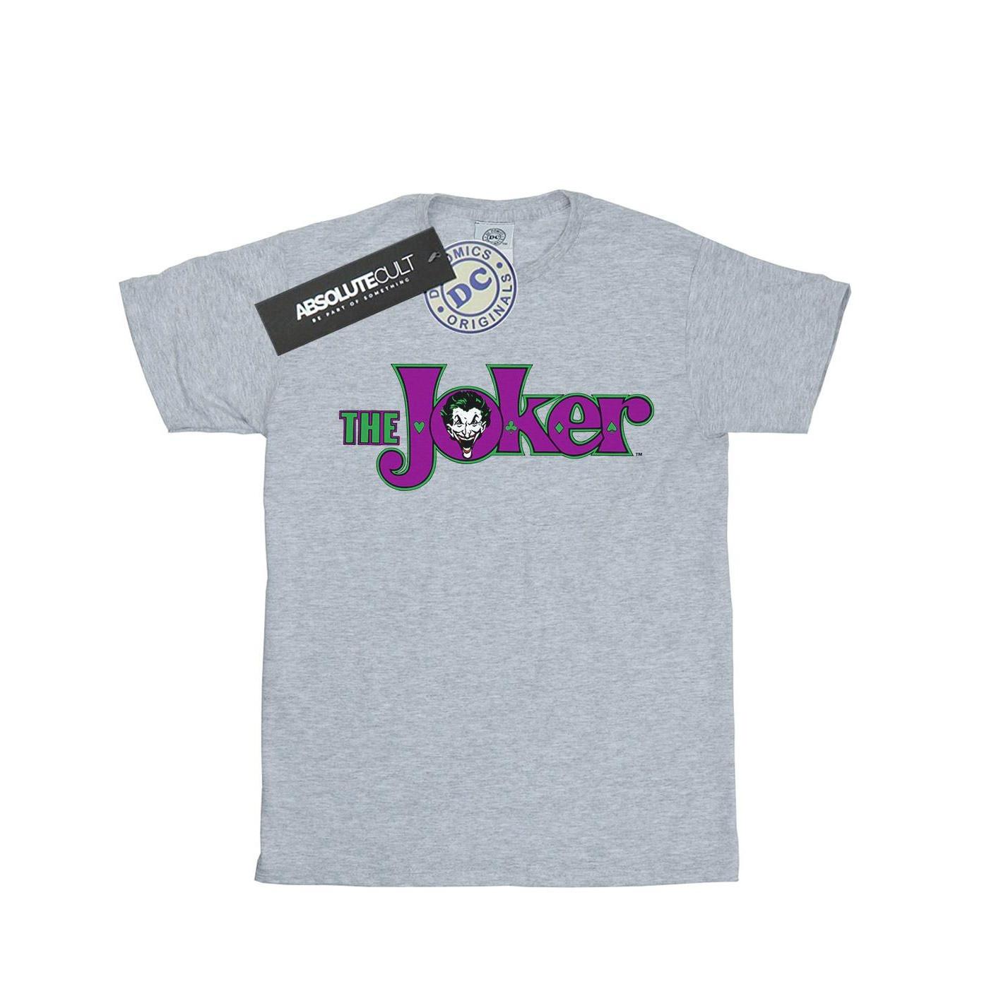 DC COMICS  The Joker Text Logo TShirt 